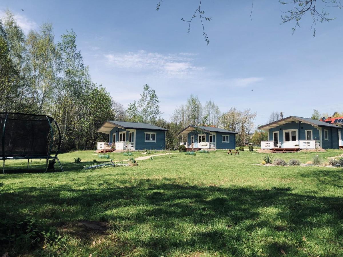 Domek Caloroczny Na Wylacznosc Niebieska Osada Nad Gorskim Potokiem Stary Waliszow Eksteriør bilde
